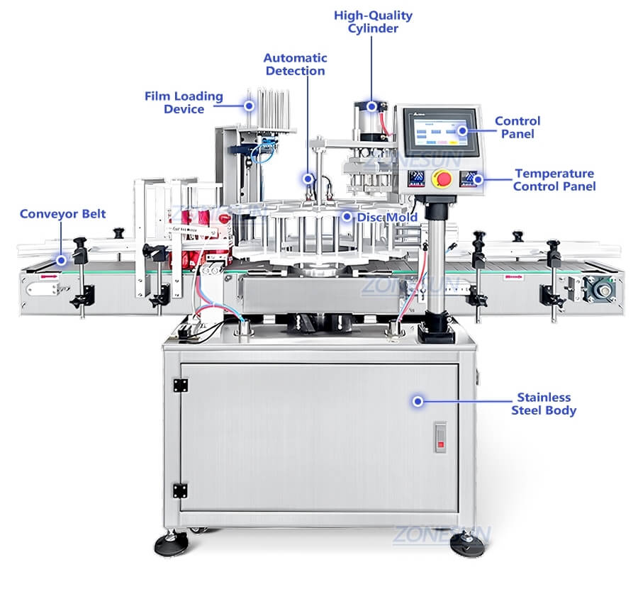 Rotary Aluminum Foil Film Sealing Machine x3