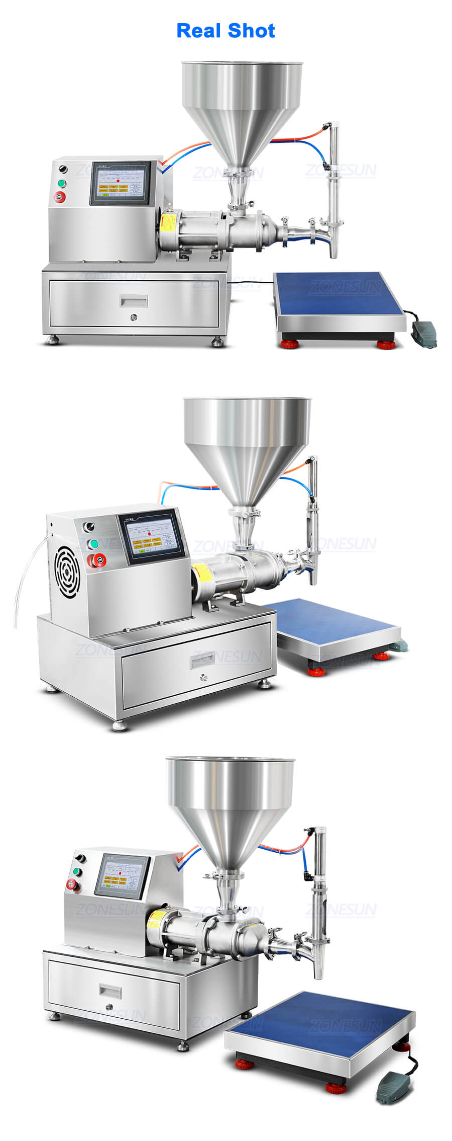 Twin Screw Pump Paste Filling Machine X1