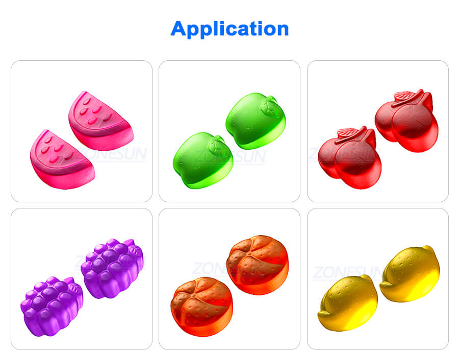 Gummy Sugar Pouring Make Machine X2