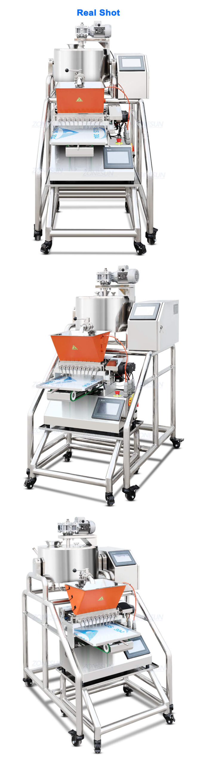 Gummy Sugar Pouring Make Machine X4