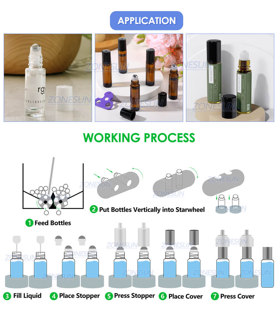 Roller Ball Botttle Filling Machine X2