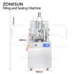 powder filling and cup sealing machine z2
