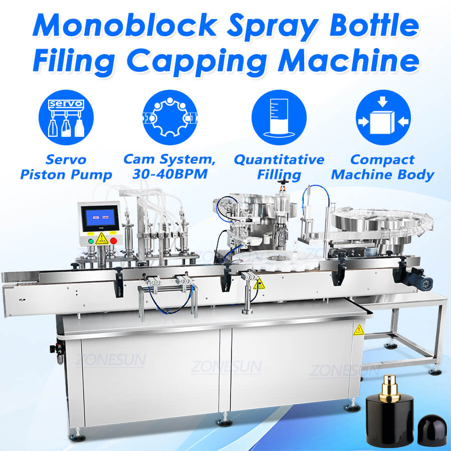 Cosmetic Spray Bottles Filling Machine x1