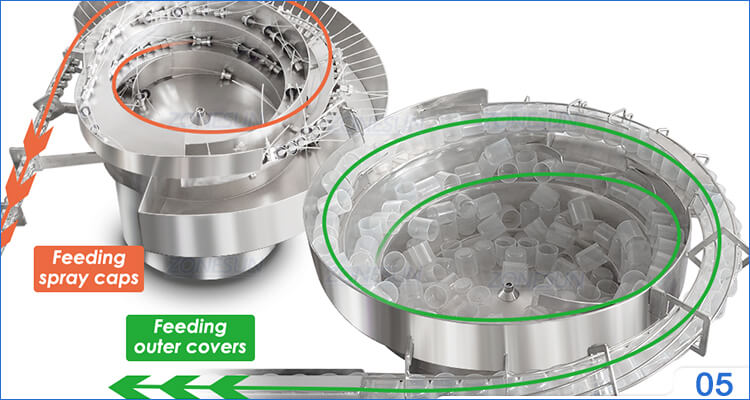 Cosmetic Spray Bottles Filling Machine x8