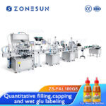 Ketchup Nozzle Bottle Filling Production Line Z1