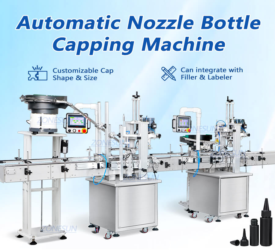 Nozzle Bottle Capping Machine x1