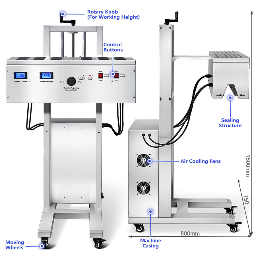 cap induction sealing machine x3
