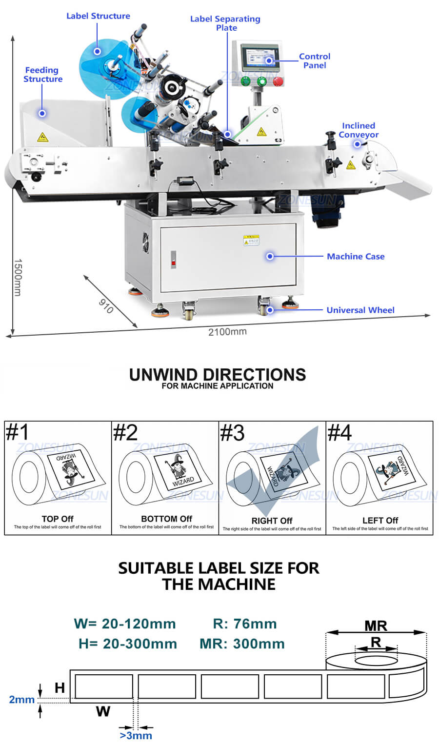 small bottle filling capping labeling machine x4