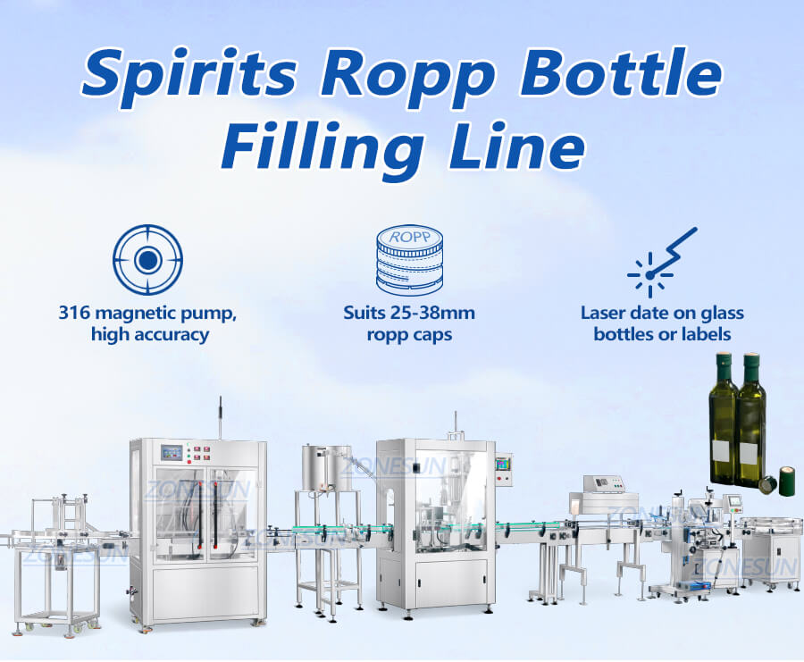 spirits ropp bottle filling line x1