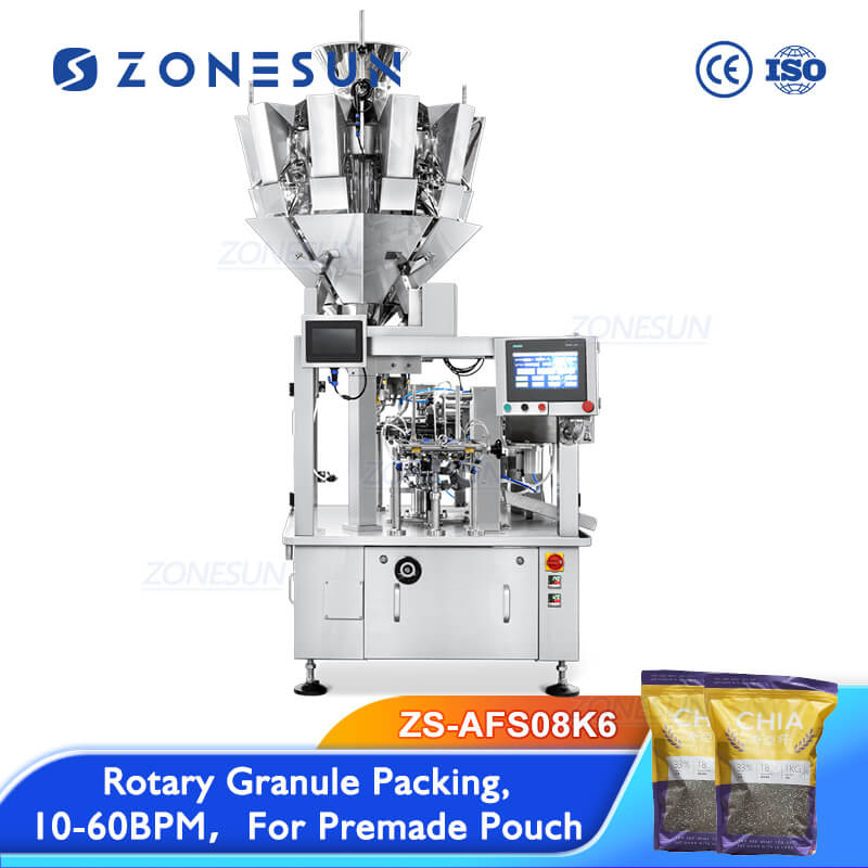 Granule Premade Pouch Weighing Filling Sealing Machine Z1