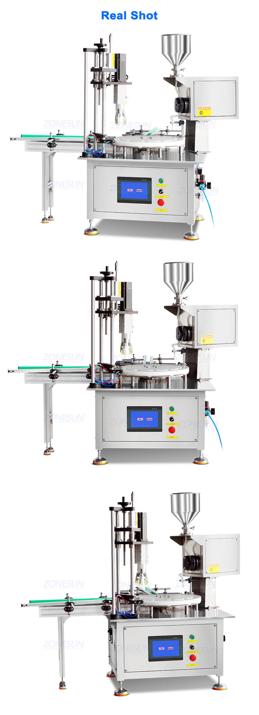 ロータリーマニキュア充填キャッピングマシン X2 Rotary Nail Polish Filling Capping Machine X2