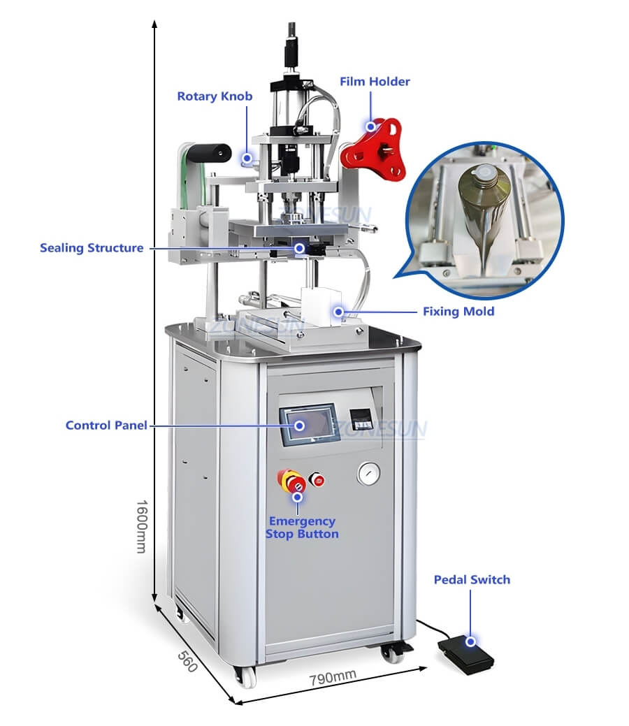 Soft Tube Aluminum Foil Sealing Machine x3