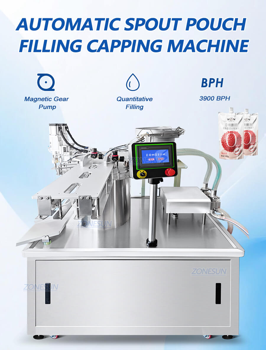 Spout Pouch Filling Capping Machine x1