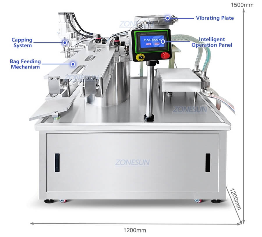 Spout Pouch Filling Capping Machine x3
