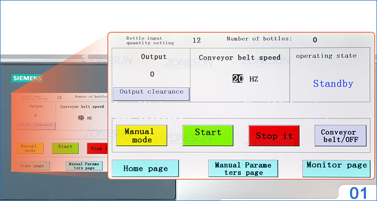 Bottles Negative Ion Air Washing Machine x4