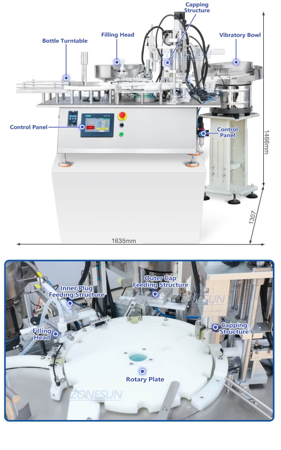 Eye Drop Filling Capping Machine x3