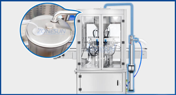 piston pump filling machine x6