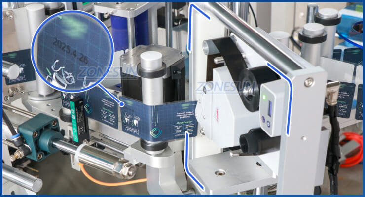 square bottle labeling machine x7