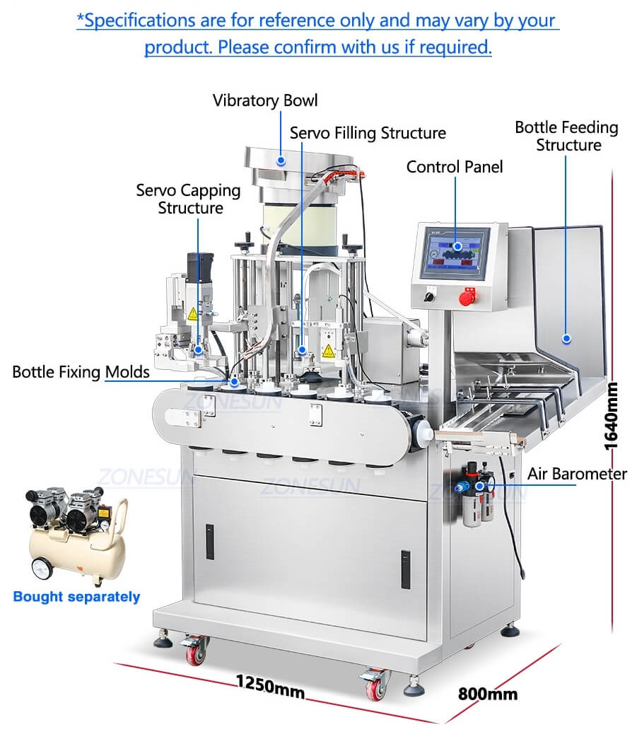 Bottle Filling Capping Machine X4 Bottle Filling Capping Machine X4