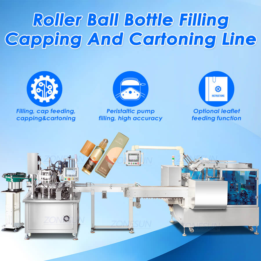 filling capping cartoning line x1