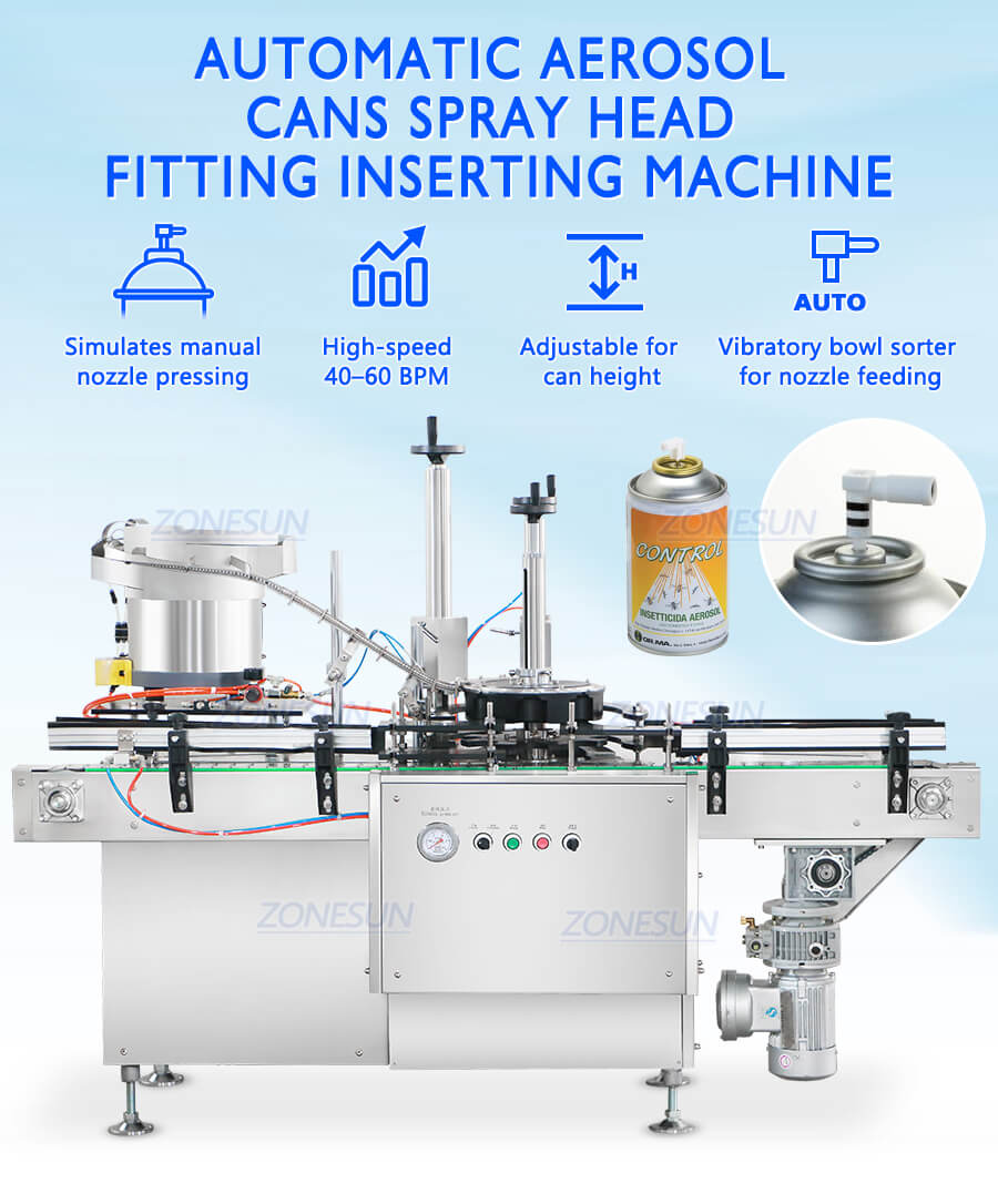 Aerosol Actuator Inserting Machine X1