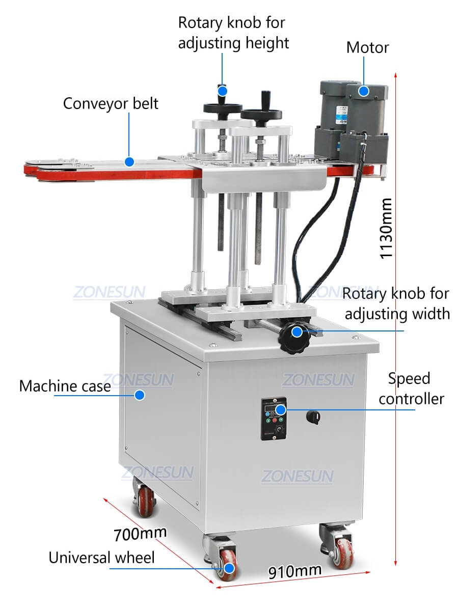 Clamp Bottle Transfer Conveyor Belt X3