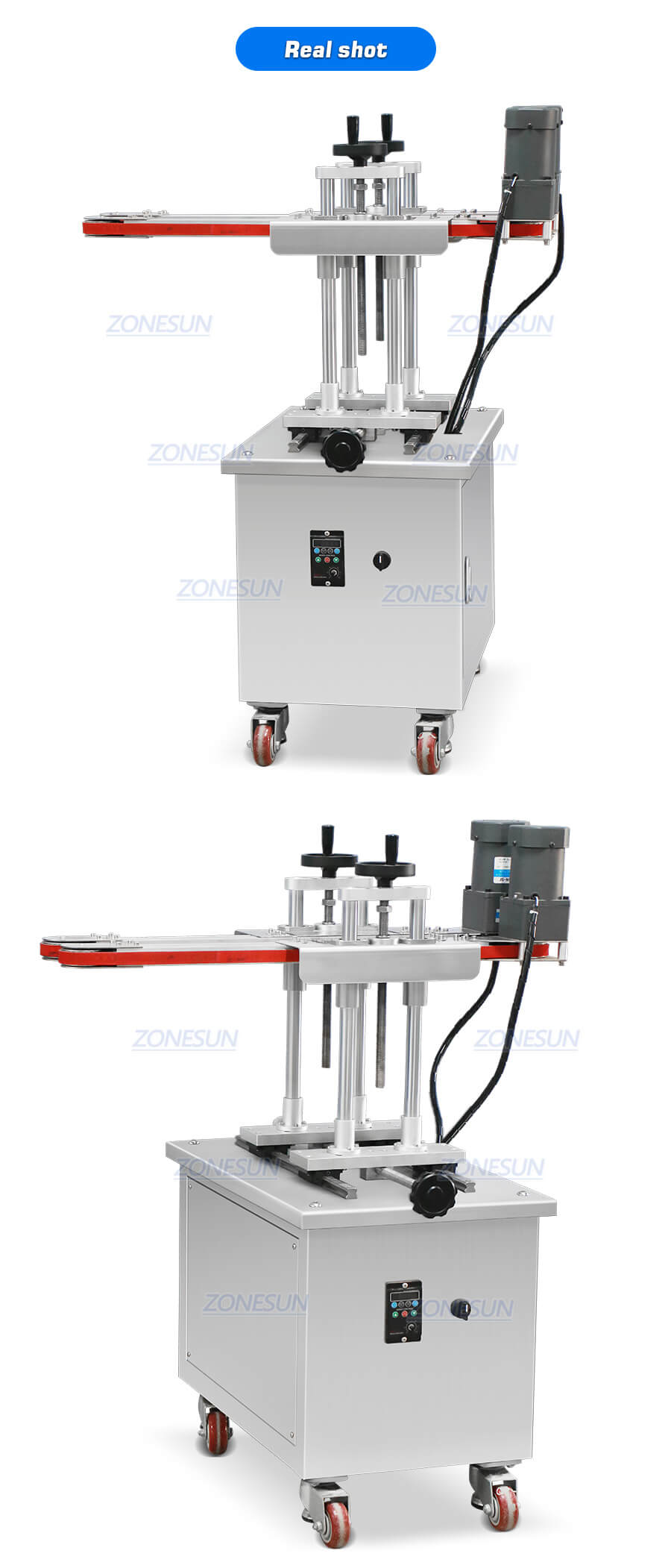 Clamp Bottle Transfer Conveyor Belt X4