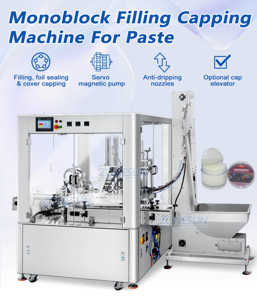 Cosmetic Paste Filling Capping Machine X1