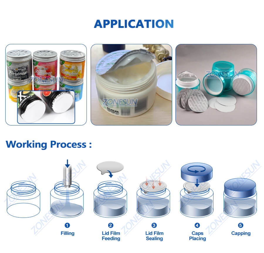 Cosmetic Paste Filling Capping Machine X2