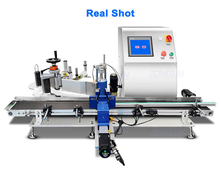 Full Electric Tabletop Bottle Labeling Machine X4