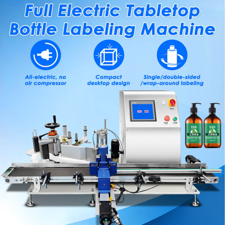Full Electric Tabletop Bottle Labeling Machine Z1