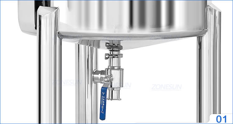 Mixing Tank With Whisk Type Agitator X5