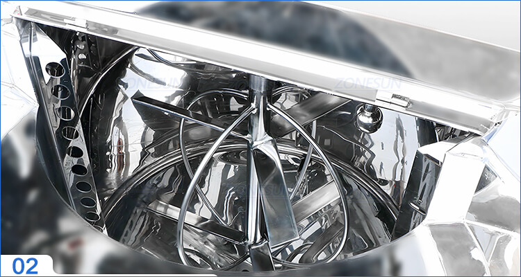 Mixing Tank With Whisk Type Agitator X6