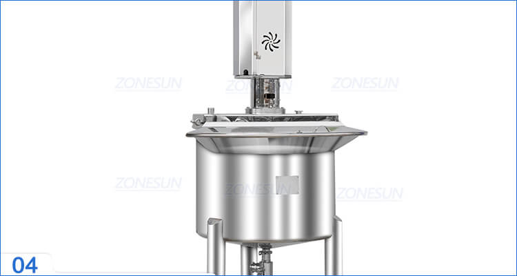 Mixing Tank With Whisk Type Agitator X8