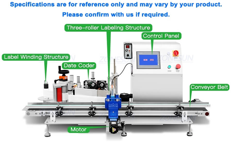 Etikettiermaschine für runde Flaschen X3 Round Bottles Labeling Machine X3