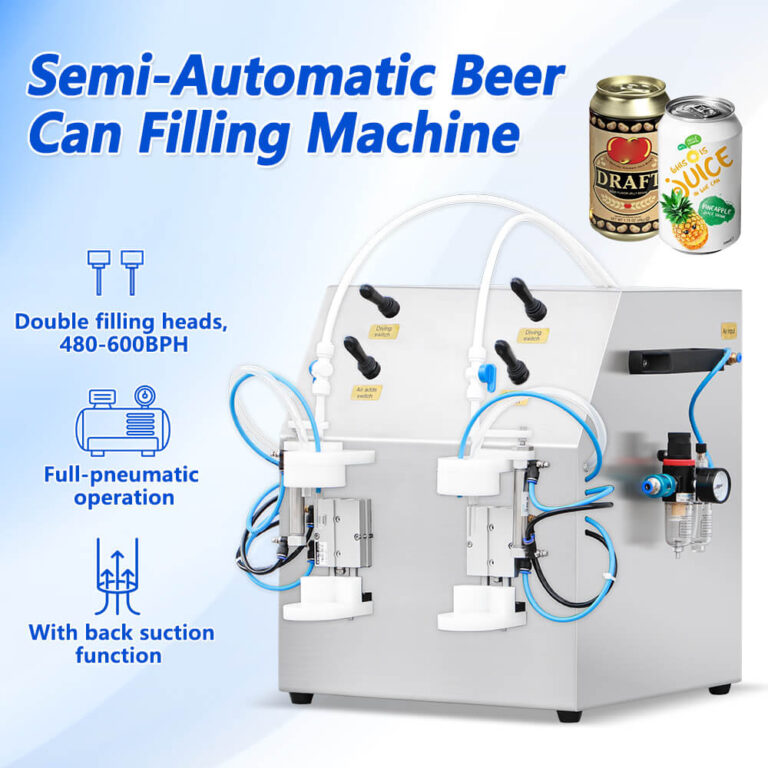 Semi Automatic Beer Can Filling Machine Z1