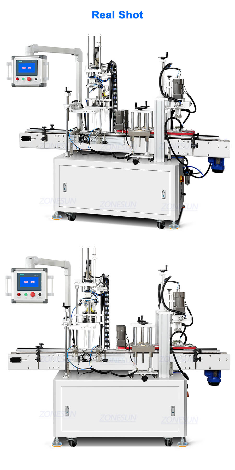 Trigger Spray Bottles Caps Feeding Capping Machine X4