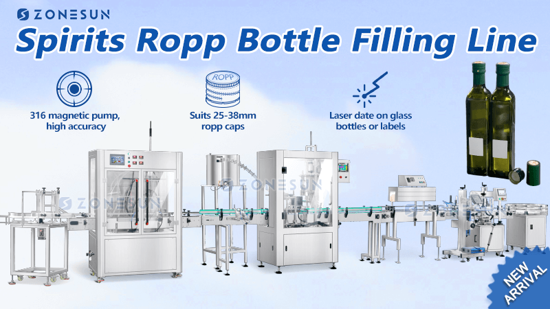 Spirits Ropp Bottle Filling Line