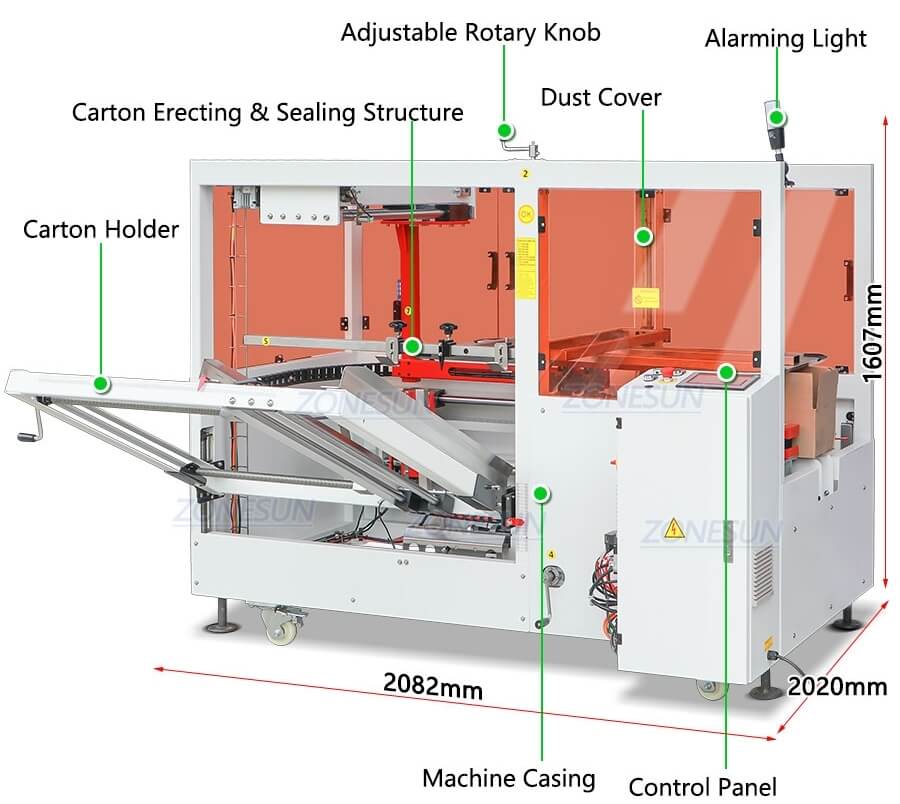 Carton Folding Erector Machine X3