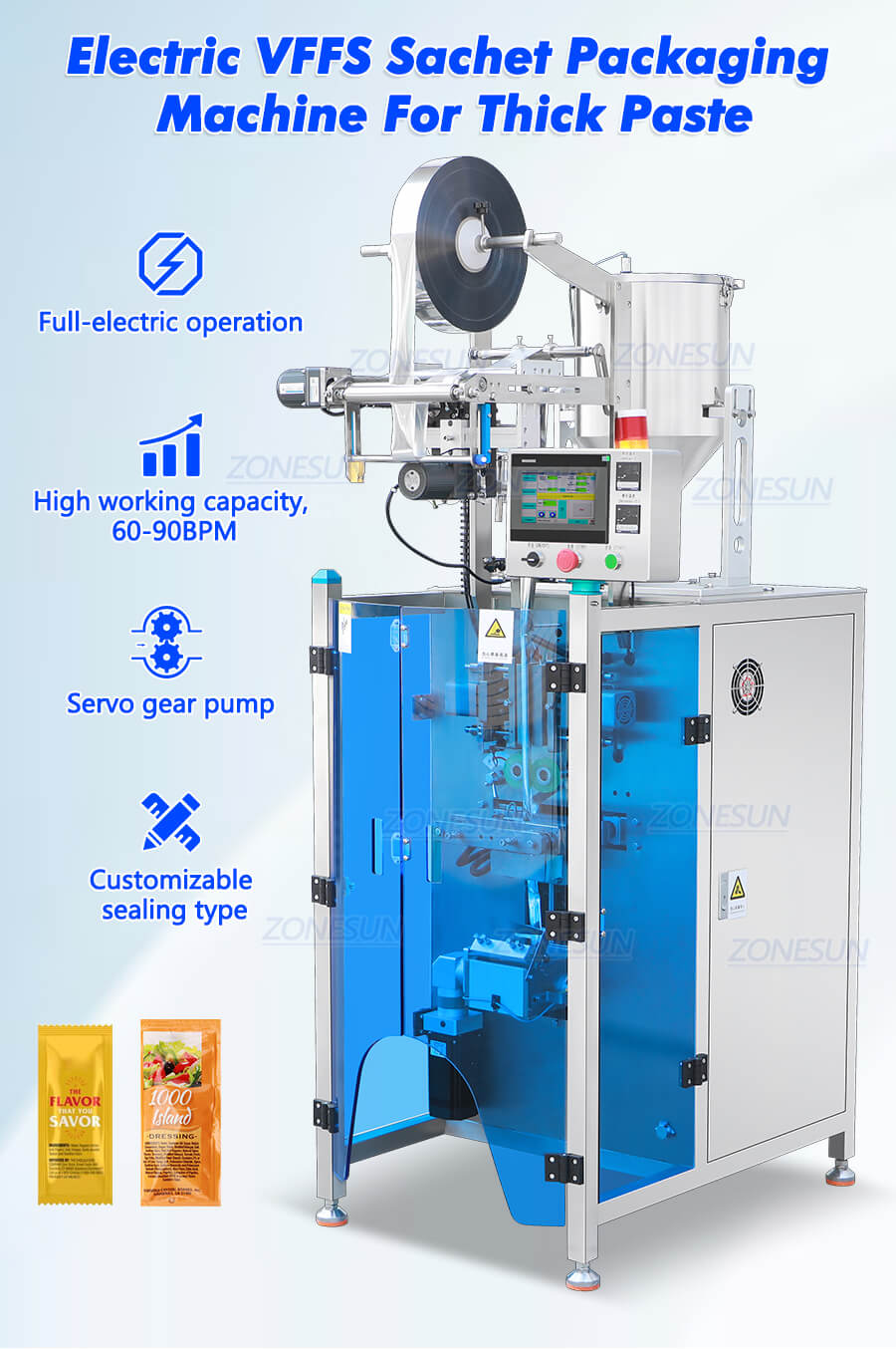 Vffs Sachet Packaging Machine X1