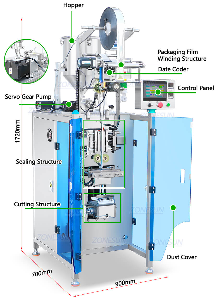 Vffs Sachet Packaging Machine X3