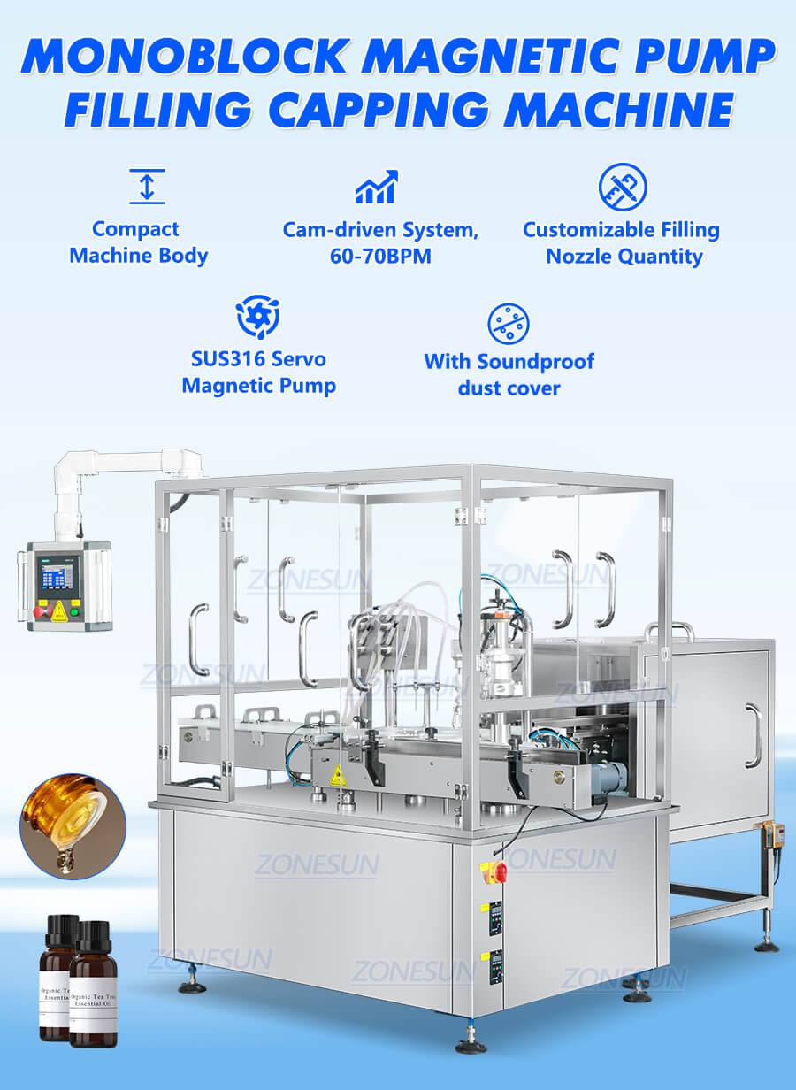 Essential Oil Filling Capping Machine