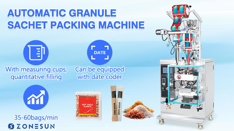 Granule Bag Vertical Form Filling Sealing Machine
