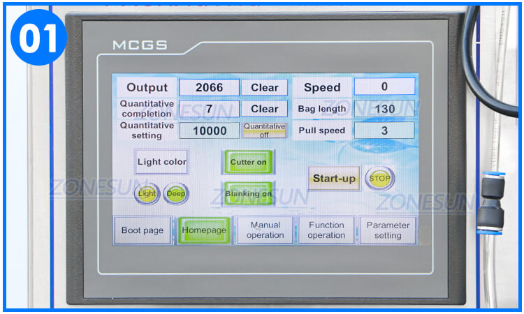 Granule Vffs Packaging Machine X5