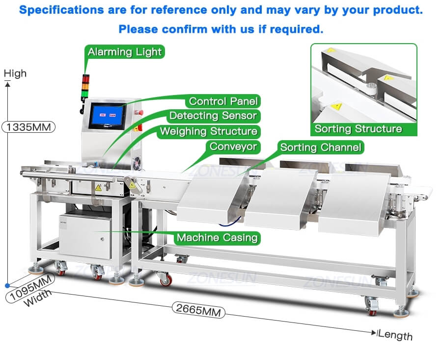 Checkweigher Sorting Machine X3
