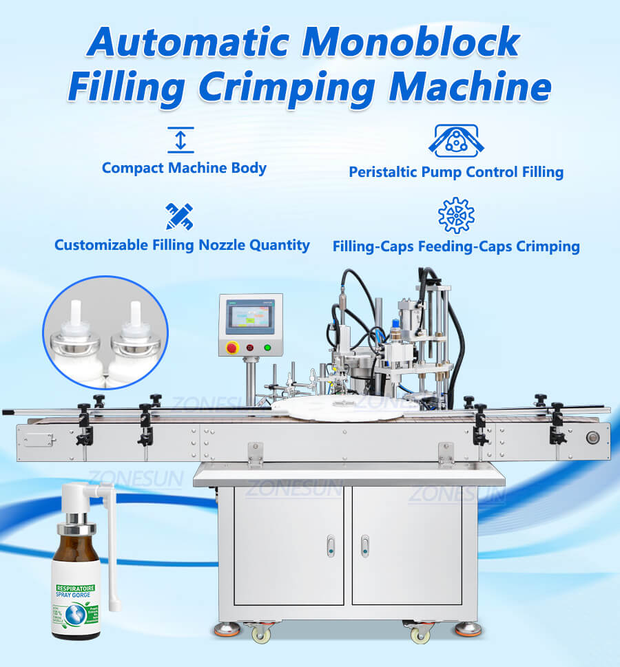 Spray Bottles Liquid Filling Capping Machine X1