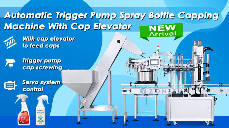 Automatic Trigger Pump Spray Bottle Capping Machine