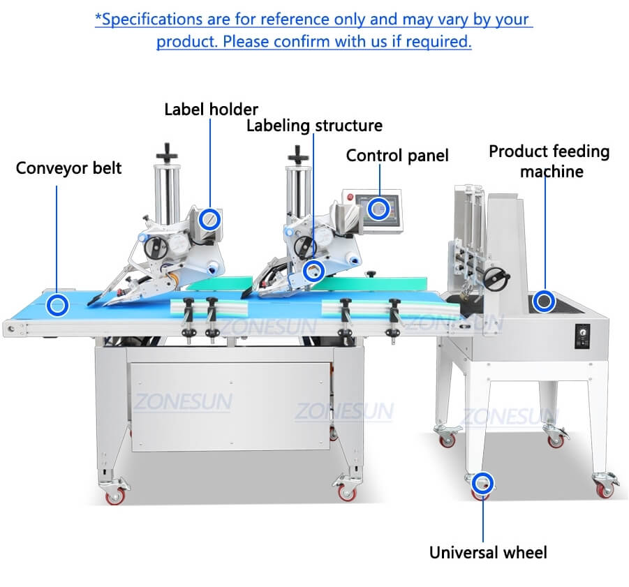 Cardboard Flat Surface Labeling Machine X3