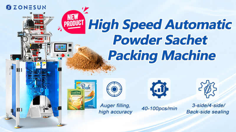High Speed Powder Sachet Filling Sealing Machine