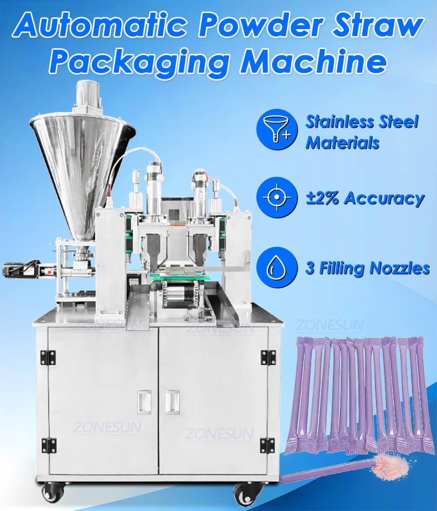 Powder Straw Stick Filling Sealing Machine X1